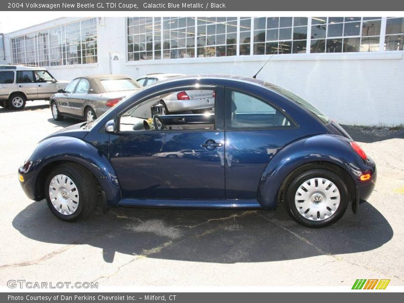 Galactic Blue Metallic / Black 2004 Volkswagen New Beetle GL TDI Coupe