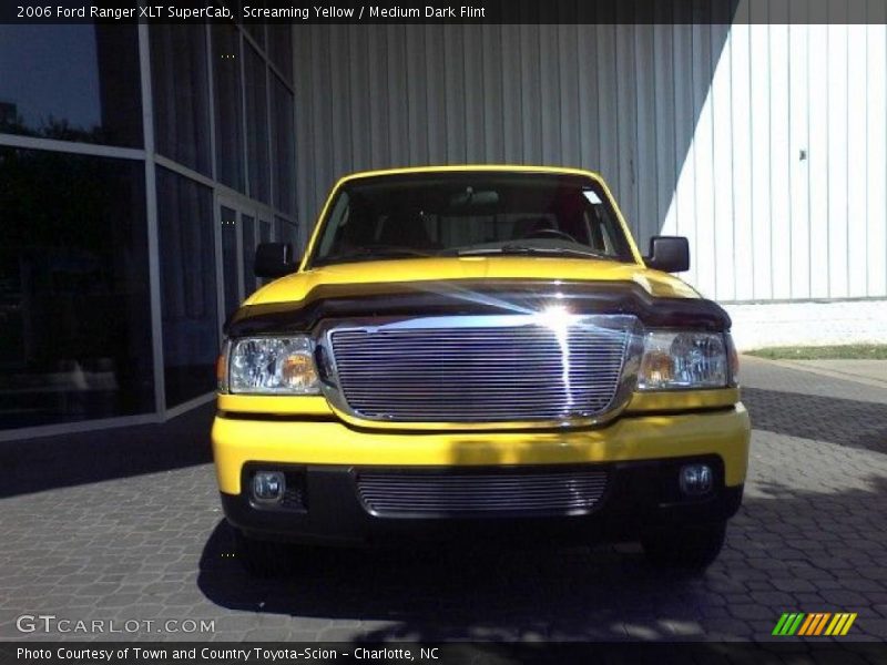 Screaming Yellow / Medium Dark Flint 2006 Ford Ranger XLT SuperCab