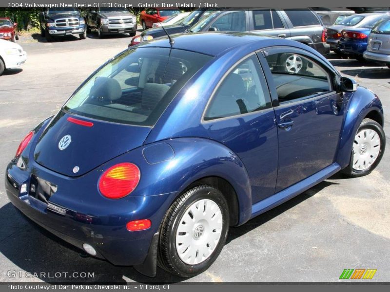 Galactic Blue Metallic / Black 2004 Volkswagen New Beetle GL TDI Coupe