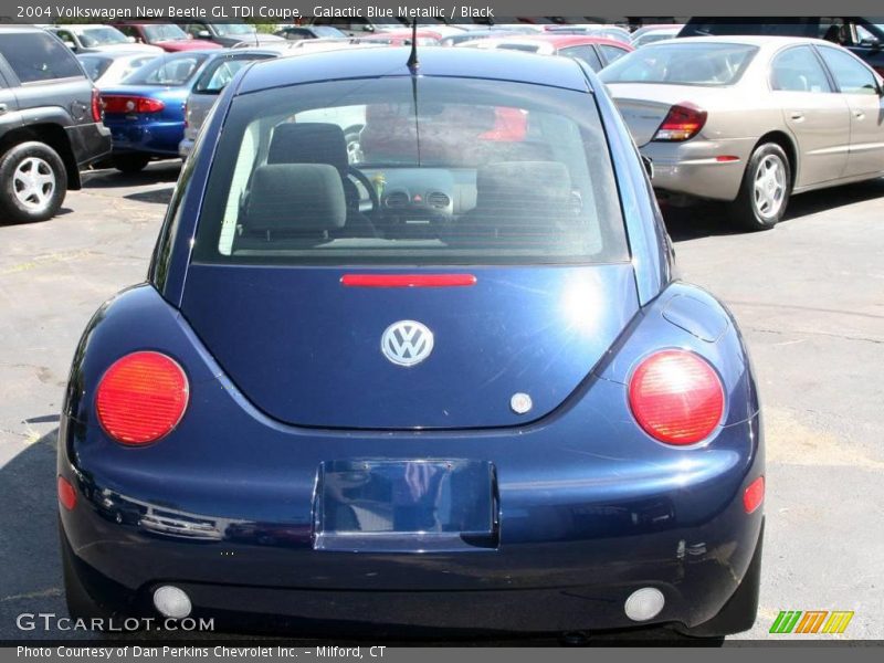 Galactic Blue Metallic / Black 2004 Volkswagen New Beetle GL TDI Coupe