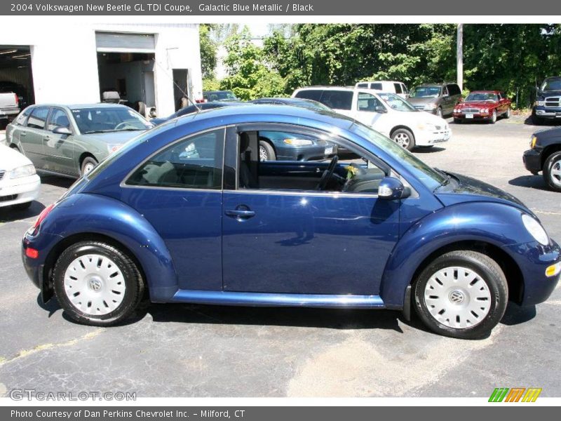 Galactic Blue Metallic / Black 2004 Volkswagen New Beetle GL TDI Coupe