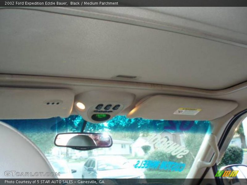 Black / Medium Parchment 2002 Ford Expedition Eddie Bauer