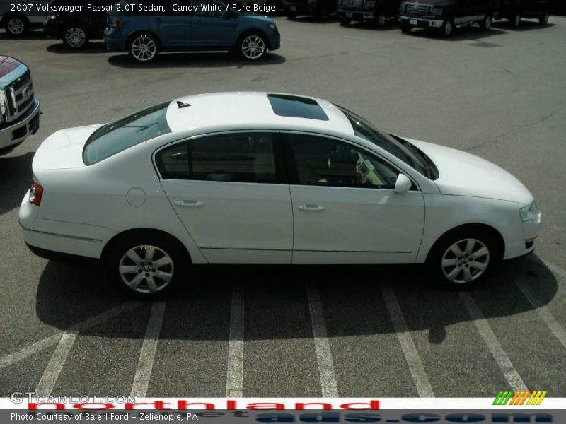 Candy White / Pure Beige 2007 Volkswagen Passat 2.0T Sedan