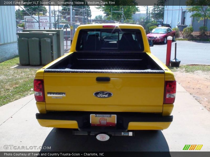 Screaming Yellow / Medium Dark Flint 2006 Ford Ranger XLT SuperCab