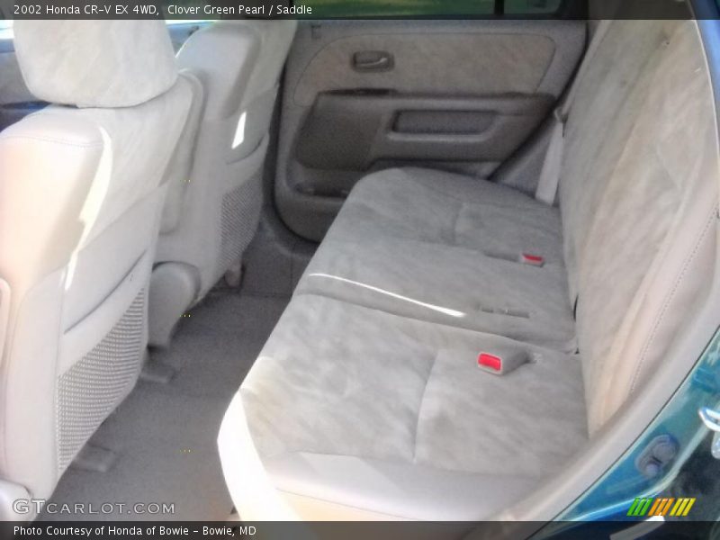 Clover Green Pearl / Saddle 2002 Honda CR-V EX 4WD