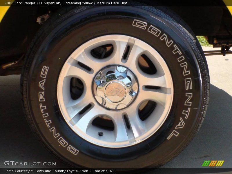 Screaming Yellow / Medium Dark Flint 2006 Ford Ranger XLT SuperCab
