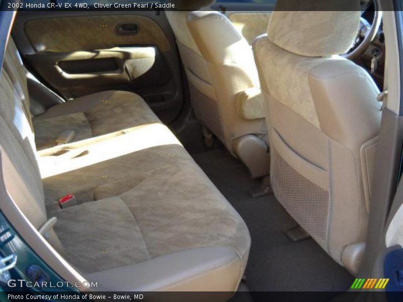 Clover Green Pearl / Saddle 2002 Honda CR-V EX 4WD