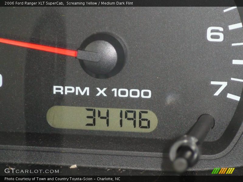 Screaming Yellow / Medium Dark Flint 2006 Ford Ranger XLT SuperCab