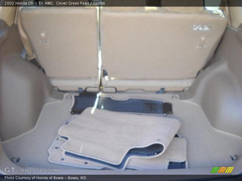 Clover Green Pearl / Saddle 2002 Honda CR-V EX 4WD