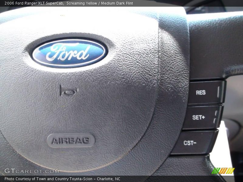 Screaming Yellow / Medium Dark Flint 2006 Ford Ranger XLT SuperCab