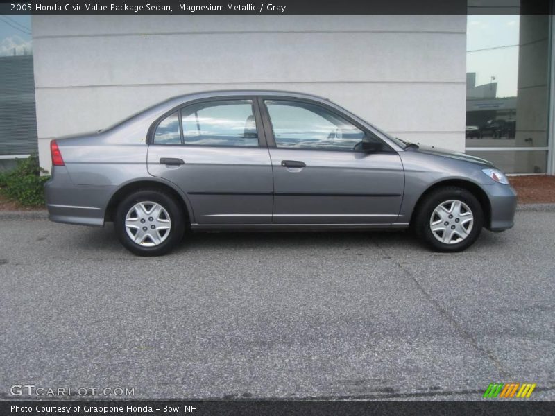 Magnesium Metallic / Gray 2005 Honda Civic Value Package Sedan