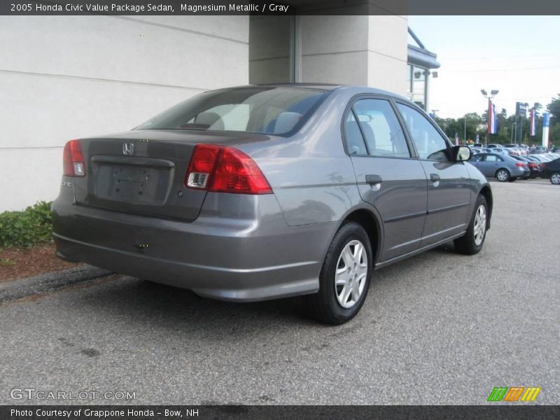 Magnesium Metallic / Gray 2005 Honda Civic Value Package Sedan