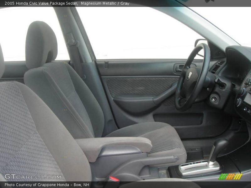 Magnesium Metallic / Gray 2005 Honda Civic Value Package Sedan