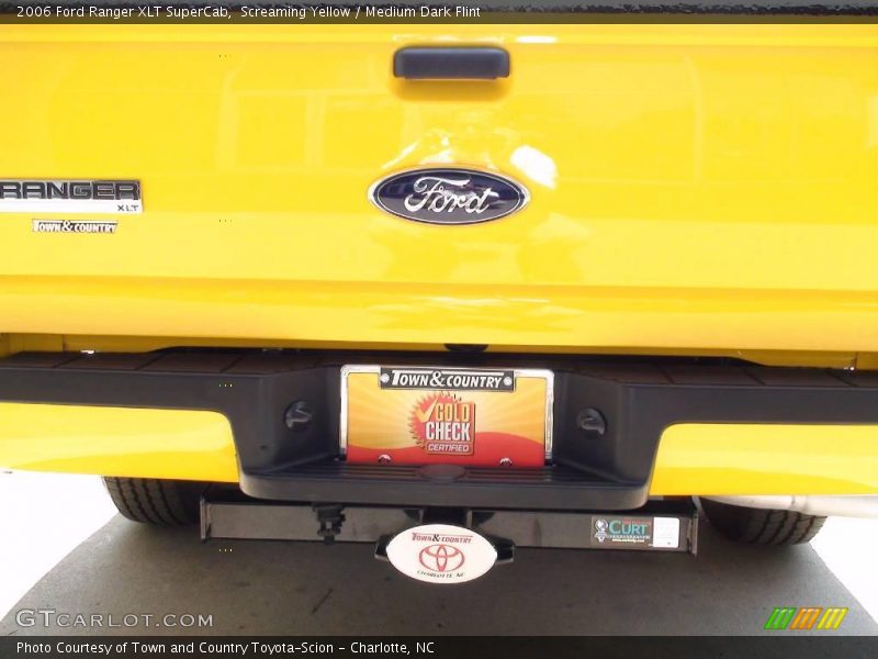 Screaming Yellow / Medium Dark Flint 2006 Ford Ranger XLT SuperCab