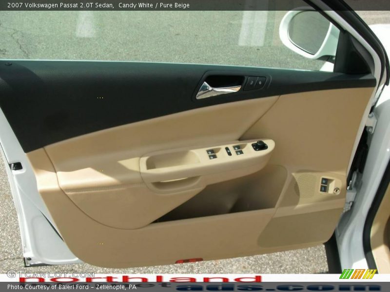 Candy White / Pure Beige 2007 Volkswagen Passat 2.0T Sedan