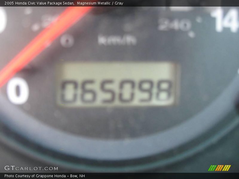 Magnesium Metallic / Gray 2005 Honda Civic Value Package Sedan