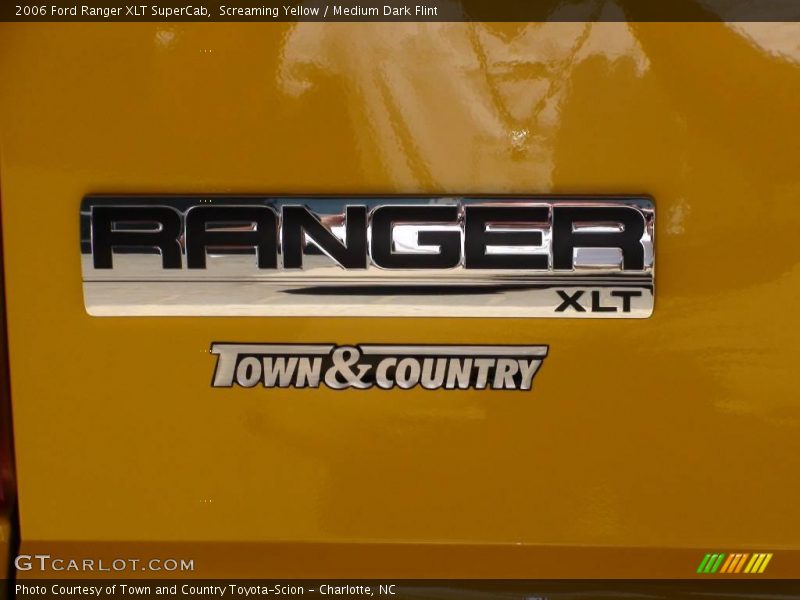 Screaming Yellow / Medium Dark Flint 2006 Ford Ranger XLT SuperCab