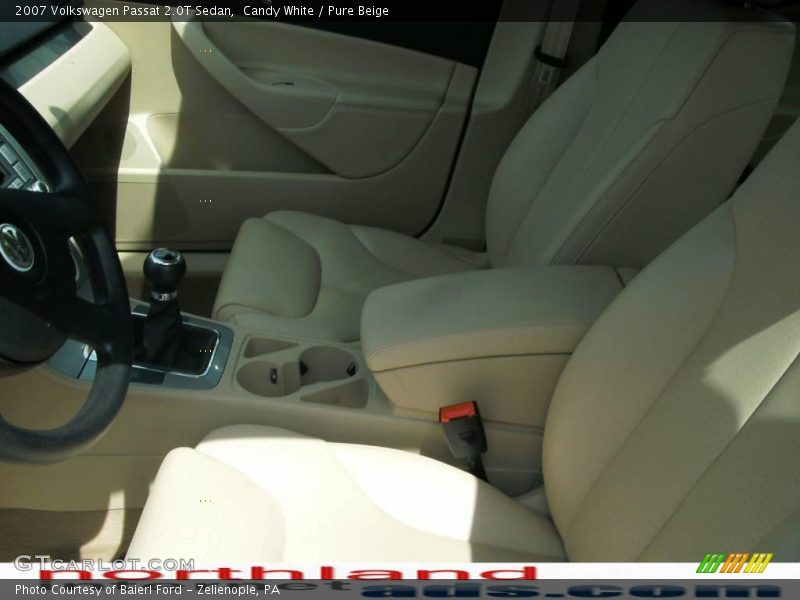 Candy White / Pure Beige 2007 Volkswagen Passat 2.0T Sedan