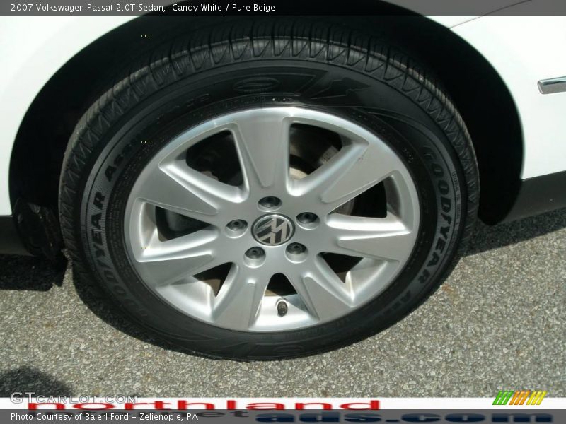Candy White / Pure Beige 2007 Volkswagen Passat 2.0T Sedan