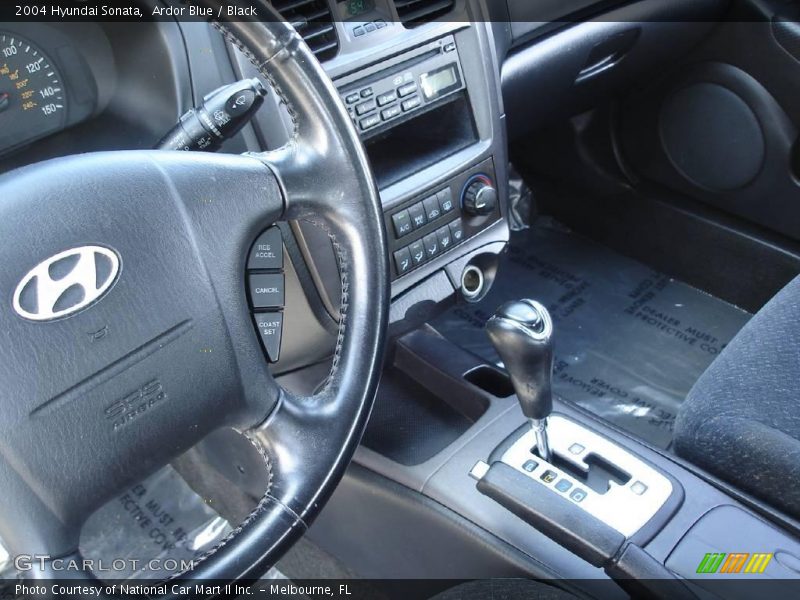 Ardor Blue / Black 2004 Hyundai Sonata