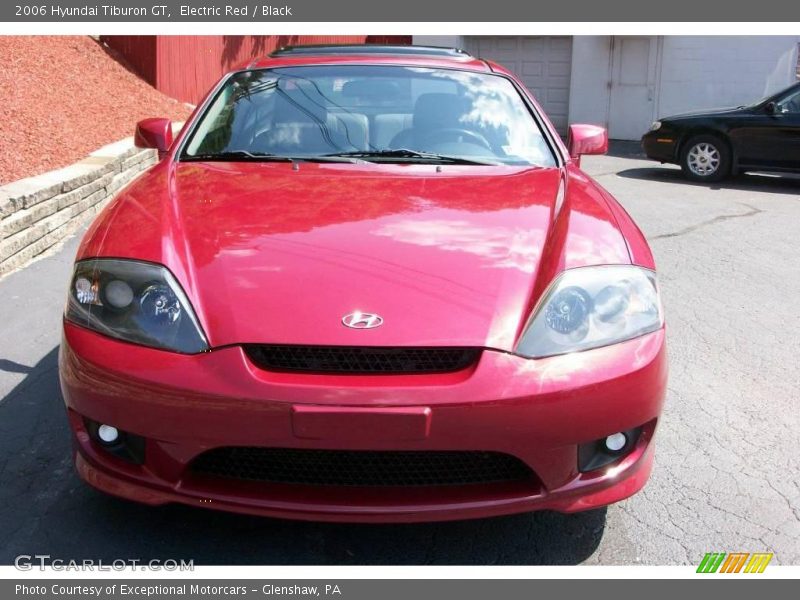 Electric Red / Black 2006 Hyundai Tiburon GT