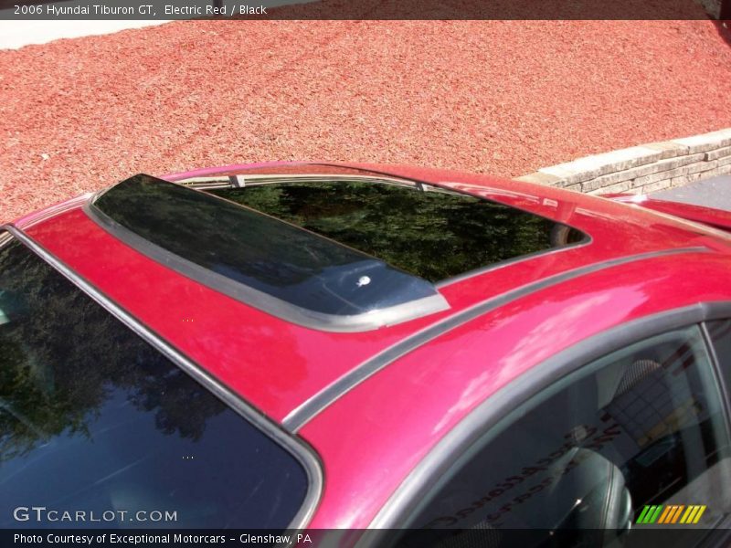 Electric Red / Black 2006 Hyundai Tiburon GT