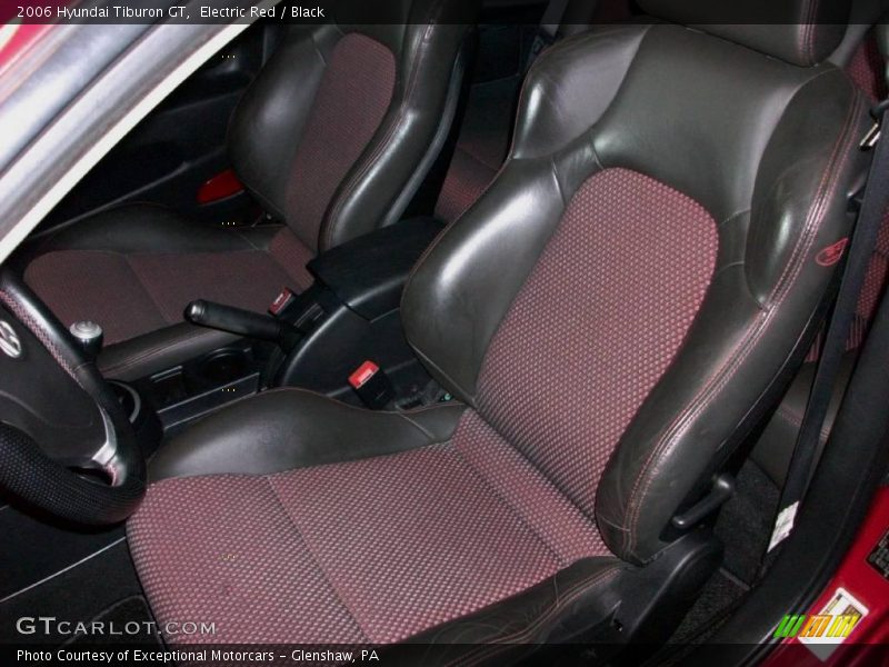 Electric Red / Black 2006 Hyundai Tiburon GT