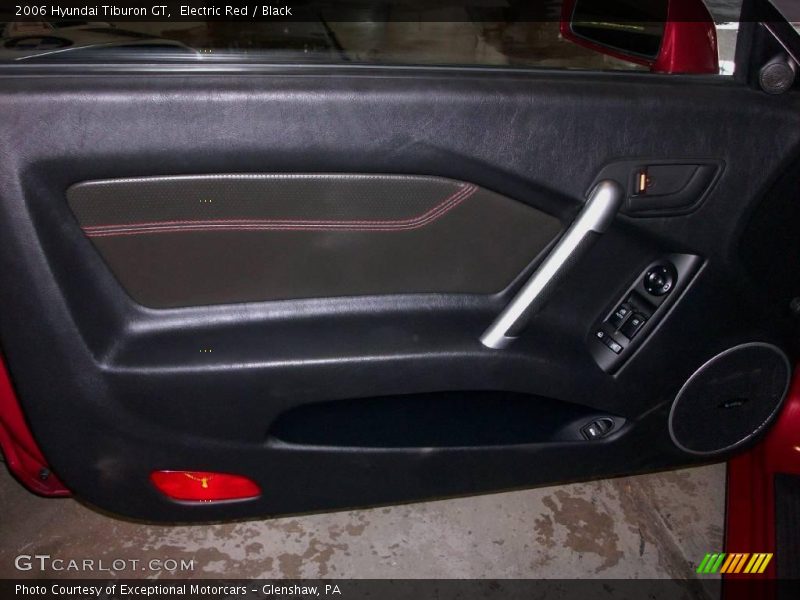 Electric Red / Black 2006 Hyundai Tiburon GT