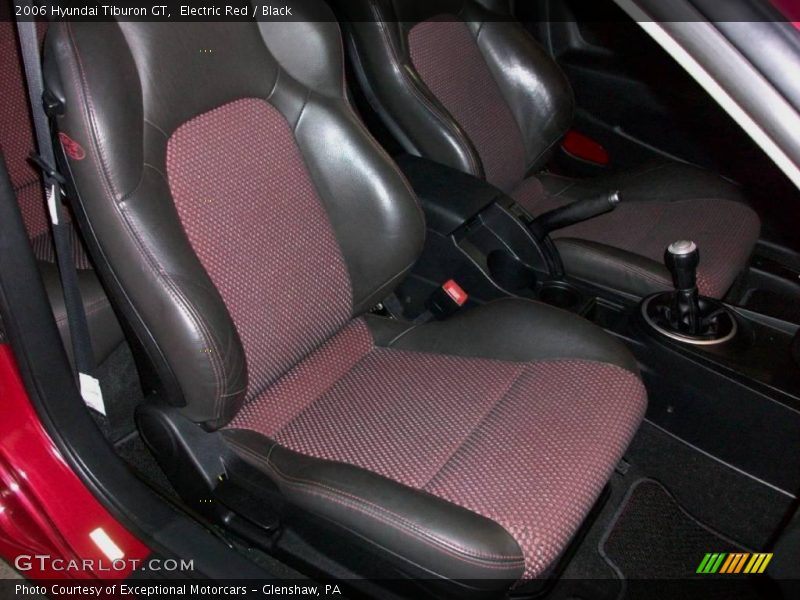 Electric Red / Black 2006 Hyundai Tiburon GT