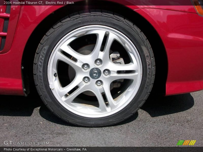 Electric Red / Black 2006 Hyundai Tiburon GT