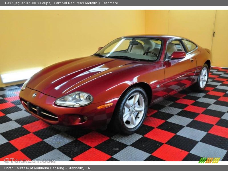 Carnival Red Pearl Metallic / Cashmere 1997 Jaguar XK XK8 Coupe
