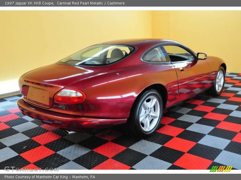 Carnival Red Pearl Metallic / Cashmere 1997 Jaguar XK XK8 Coupe