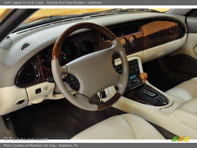 Carnival Red Pearl Metallic / Cashmere 1997 Jaguar XK XK8 Coupe