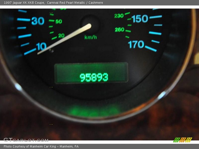 Carnival Red Pearl Metallic / Cashmere 1997 Jaguar XK XK8 Coupe