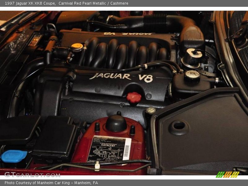Carnival Red Pearl Metallic / Cashmere 1997 Jaguar XK XK8 Coupe
