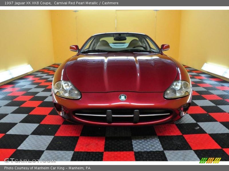Carnival Red Pearl Metallic / Cashmere 1997 Jaguar XK XK8 Coupe