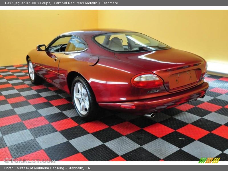 Carnival Red Pearl Metallic / Cashmere 1997 Jaguar XK XK8 Coupe