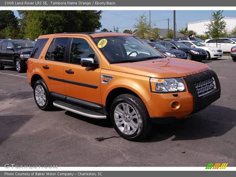 Tambora Flame Orange / Ebony Black 2008 Land Rover LR2 SE