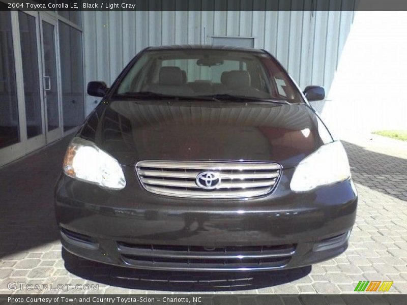Black / Light Gray 2004 Toyota Corolla LE