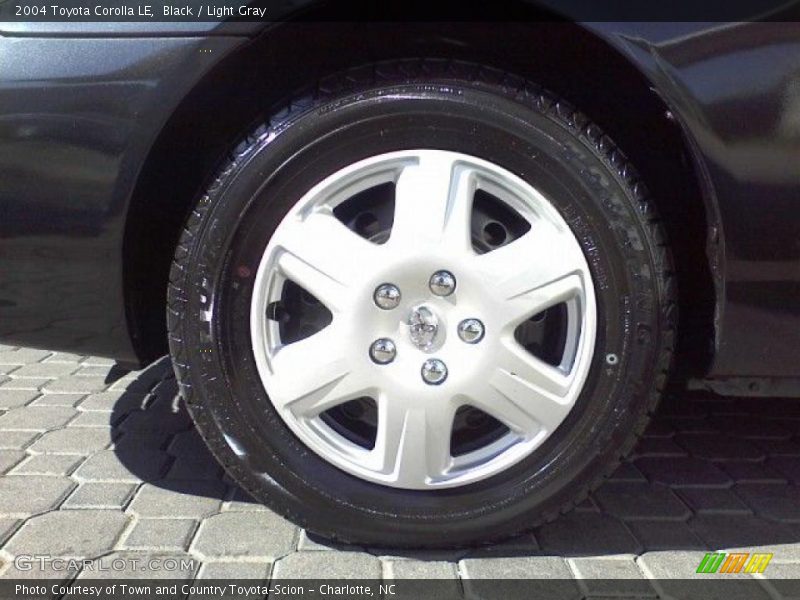 Black / Light Gray 2004 Toyota Corolla LE