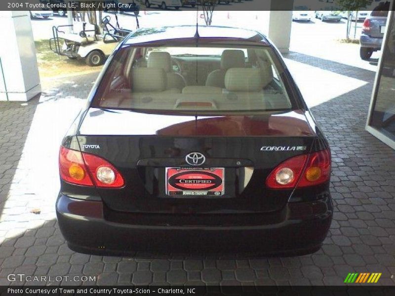 Black / Light Gray 2004 Toyota Corolla LE