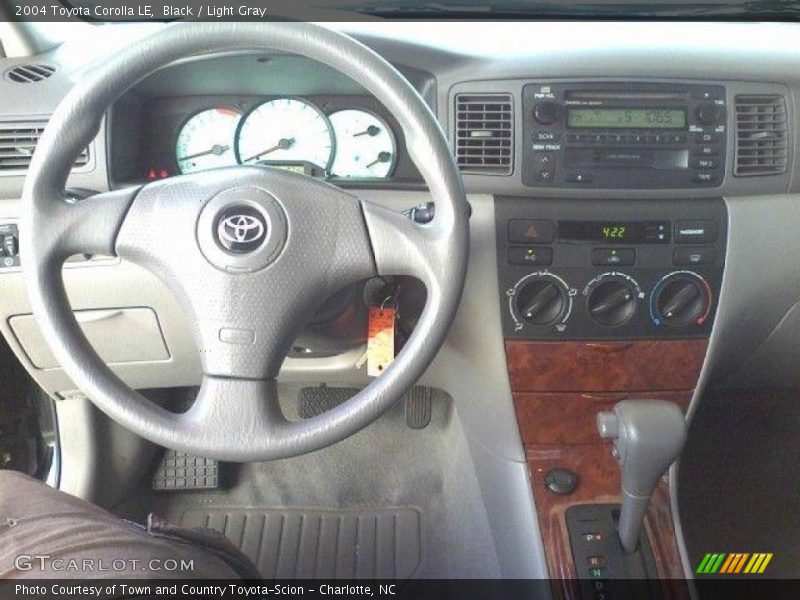 Black / Light Gray 2004 Toyota Corolla LE