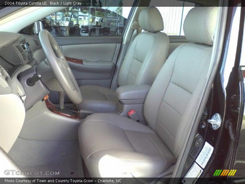 Black / Light Gray 2004 Toyota Corolla LE
