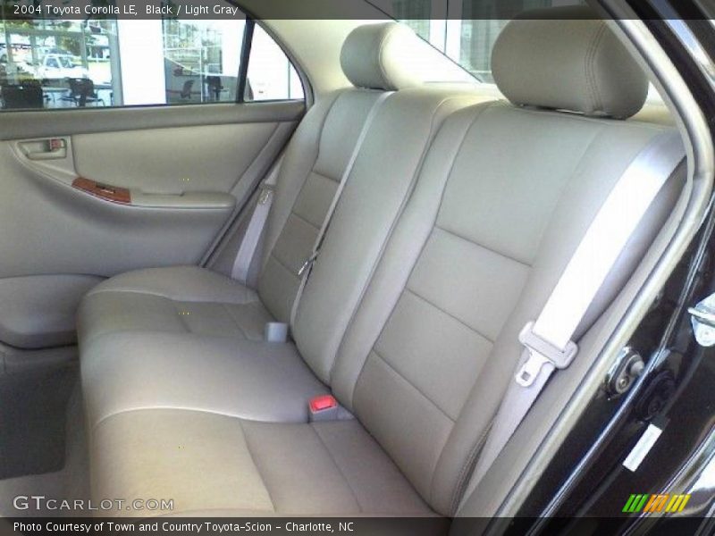 Black / Light Gray 2004 Toyota Corolla LE