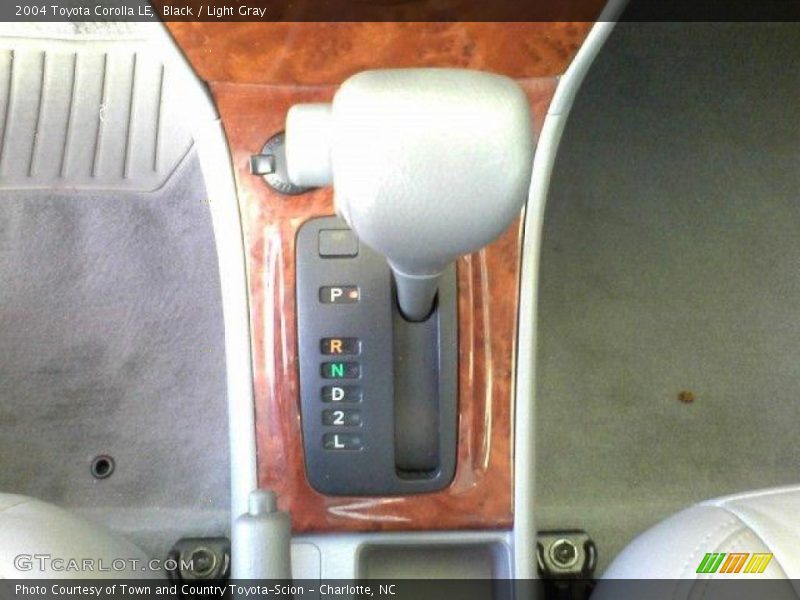 Black / Light Gray 2004 Toyota Corolla LE