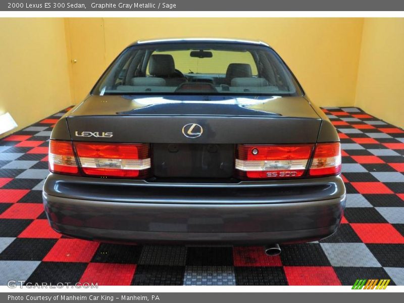 Graphite Gray Metallic / Sage 2000 Lexus ES 300 Sedan