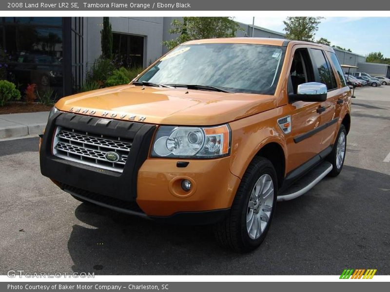 Tambora Flame Orange / Ebony Black 2008 Land Rover LR2 SE