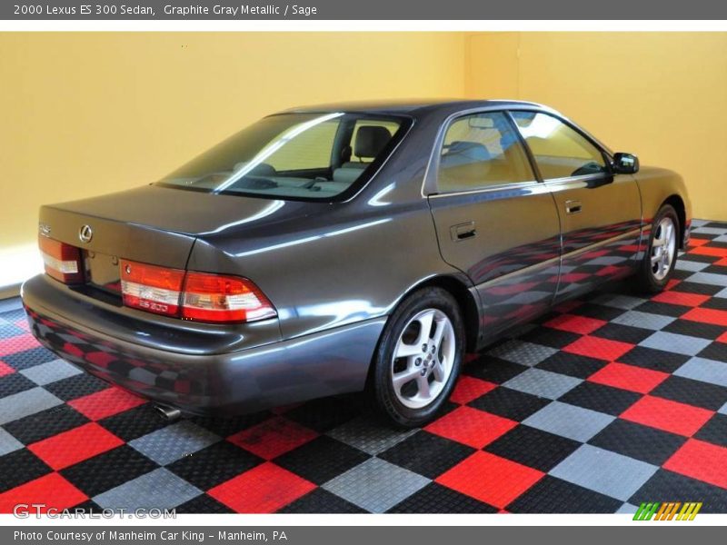 Graphite Gray Metallic / Sage 2000 Lexus ES 300 Sedan