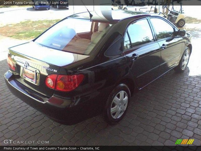 Black / Light Gray 2004 Toyota Corolla LE
