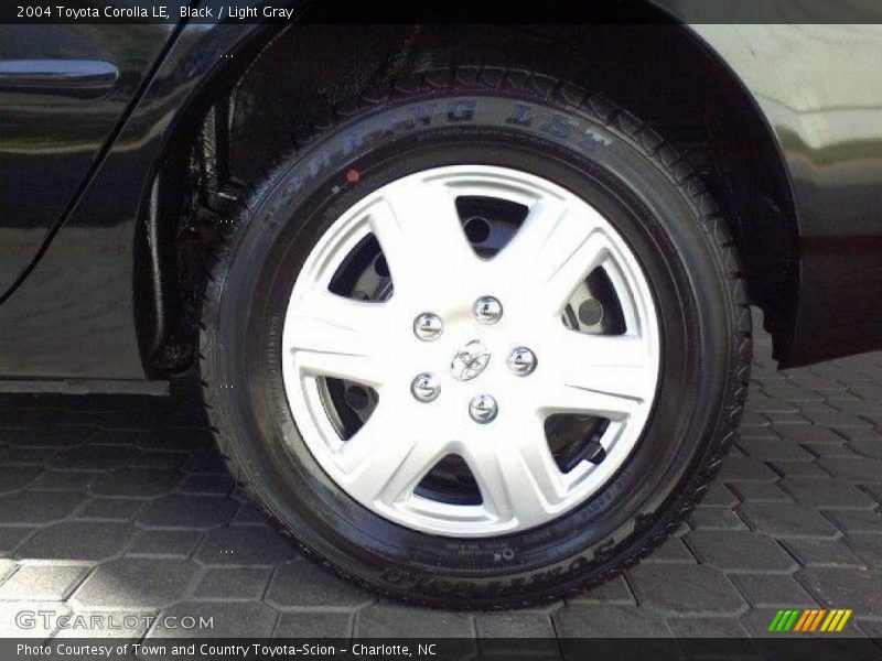 Black / Light Gray 2004 Toyota Corolla LE